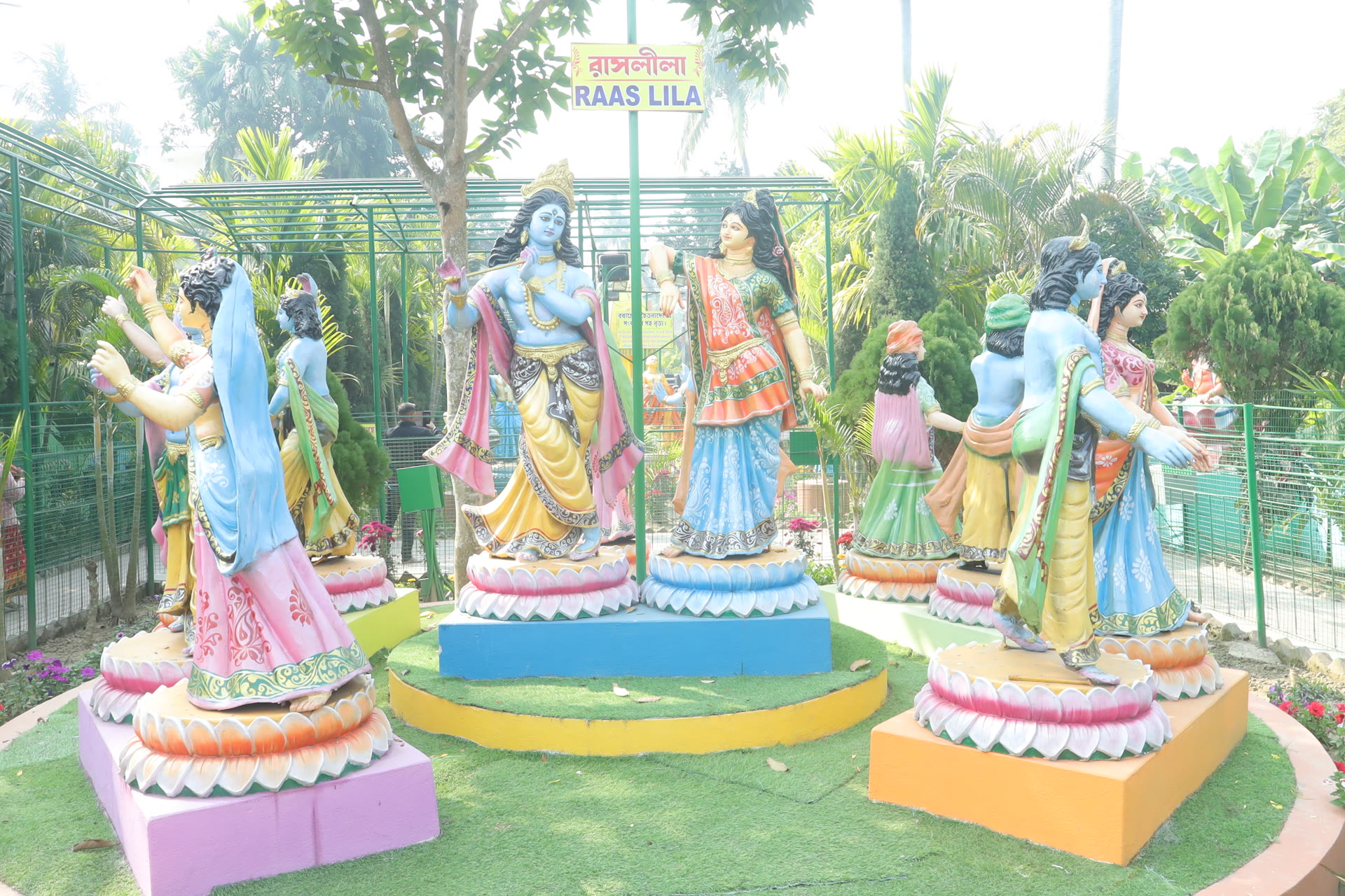 Spiritual museum landscape gardens and dioramas representation